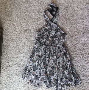 Free people tie up dress